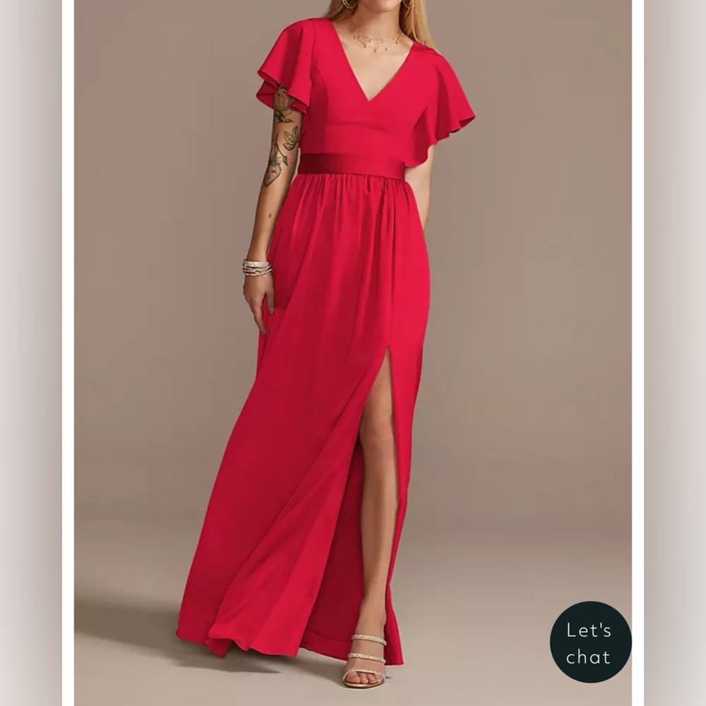 New Red Formal Evening Gown